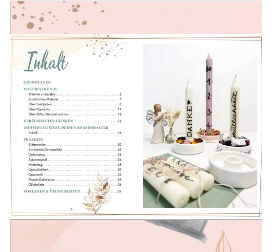 Creatieve set "Kerzenhalter gie&szlig;en"