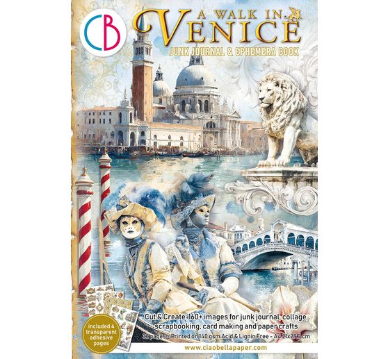 Junk Journal & Ephemera Book "Venice Dream"