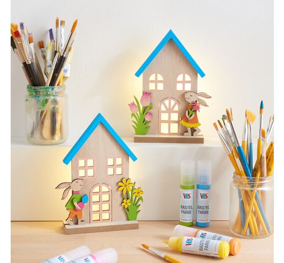 VBS Micro-LED-Lichterkette, mit Timer, 10 LEDs