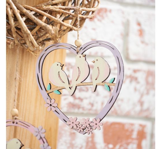 VBS Decorative wooden panel with suspension