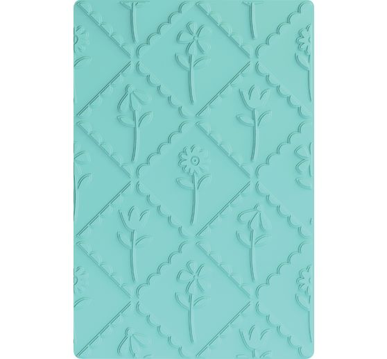 Gabarit d'embossage multi-niveaux Sizzix &laquo;"Framed Florals &raquo;