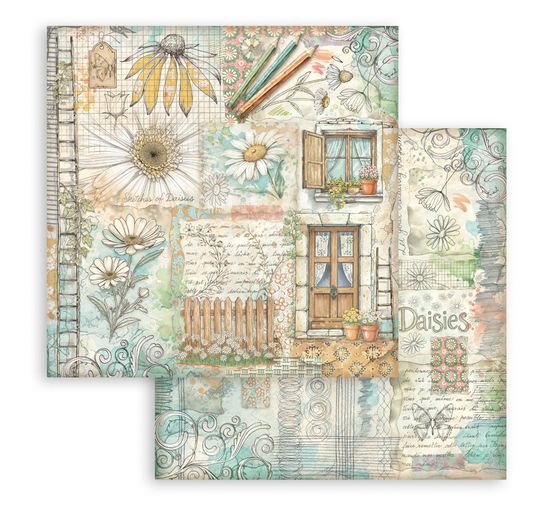 Bloc de papier scrapbooking &laquo; Daisy Art &raquo;