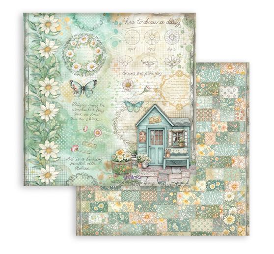 Bloc de papier scrapbooking &laquo; Daisy Art &raquo;