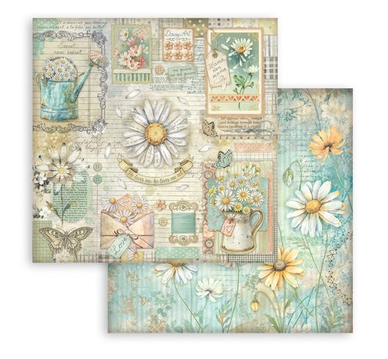 Bloc de papier scrapbooking &laquo; Daisy Art &raquo;