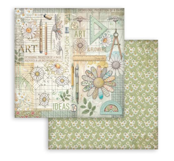 Bloc de papier scrapbooking &laquo; Daisy Art &raquo;