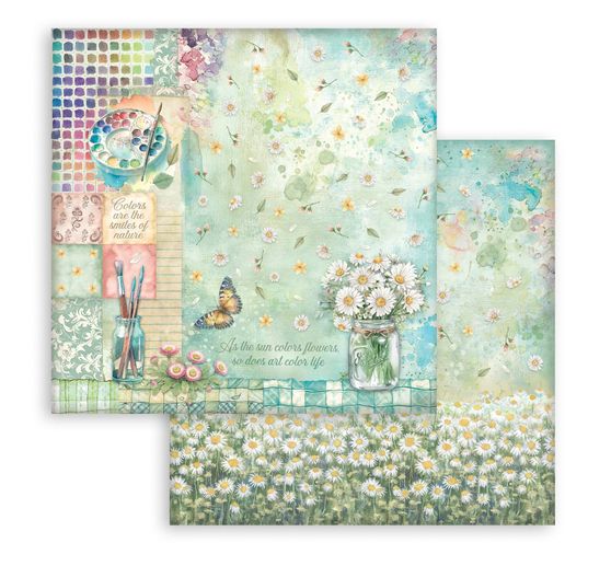 Bloc de papier scrapbooking &laquo; Daisy Art &raquo;
