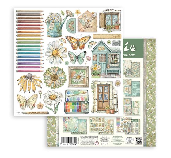 Bloc de papier scrapbooking &laquo; Daisy Art &raquo;