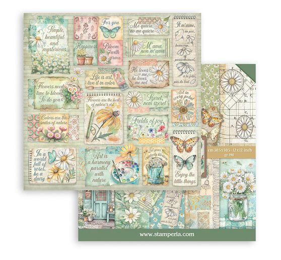 Bloc de papier scrapbooking &laquo; Daisy Art &raquo;