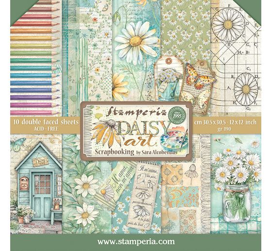 Bloc de papier scrapbooking &laquo; Daisy Art &raquo;