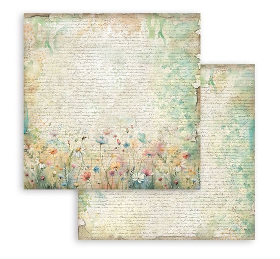 Bloc de papier scrapbooking &laquo; Daisy Art Backgrounds &raquo;