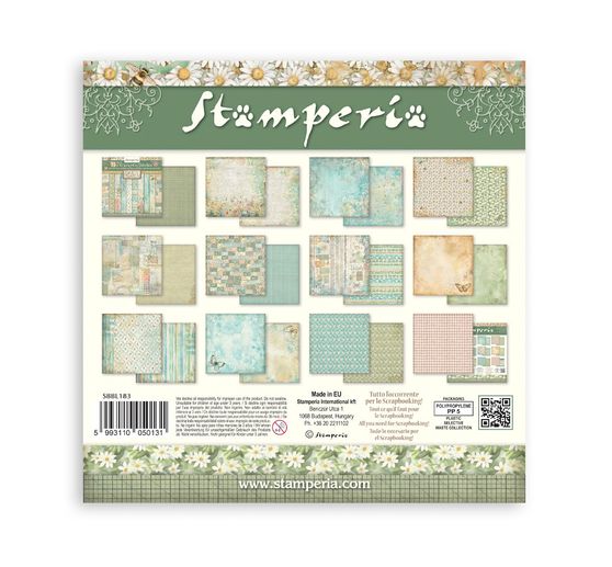 Bloc de papier scrapbooking &laquo; Daisy Art Backgrounds &raquo;