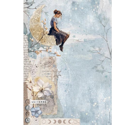 Motief strozijde "Secret Diary - Moon"