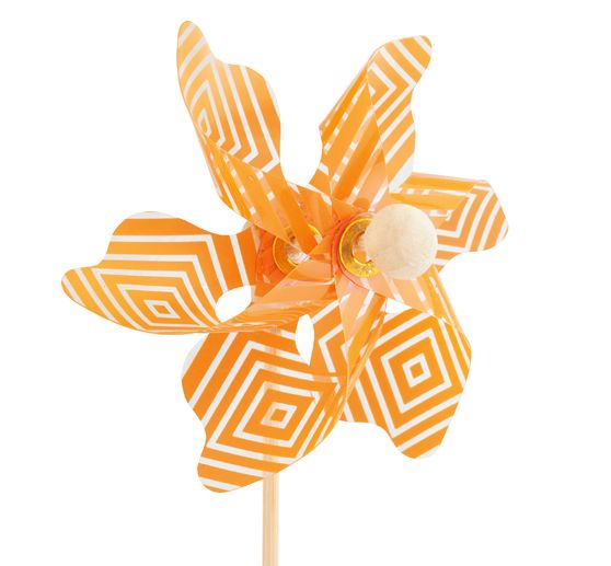 Windmolentjestekers met ruitpatroon, kleurrijk