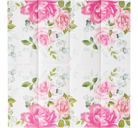 Paper handkerchiefs "Roses"