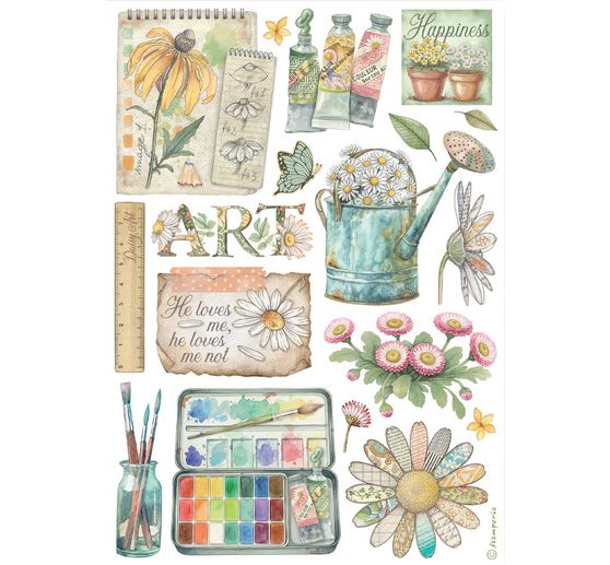 Washi Pad &laquo; Daisy Art &raquo;