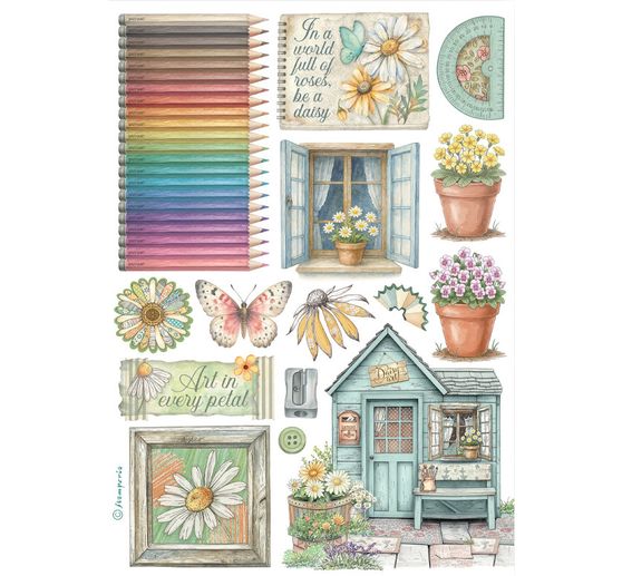 Washi Pad &laquo; Daisy Art &raquo;