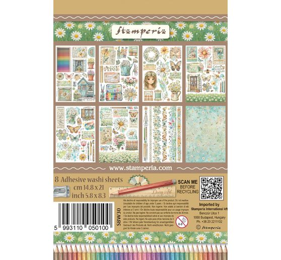 Washi Pad &laquo; Daisy Art &raquo;