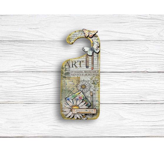 Motiv-Strohseiden Sortiment "Daisy Art", DIN A4, 6er-Set