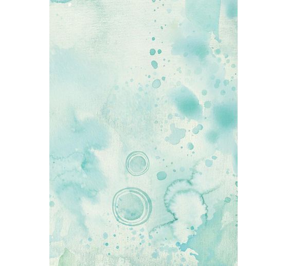 Motiv-Strohseide Backgrounds "Daisy Art", 8er-Set