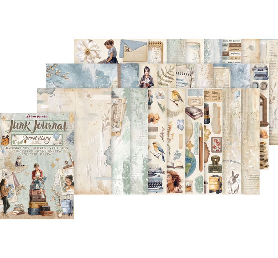 Junk Journal Book &laquo; Secret Diary &raquo;