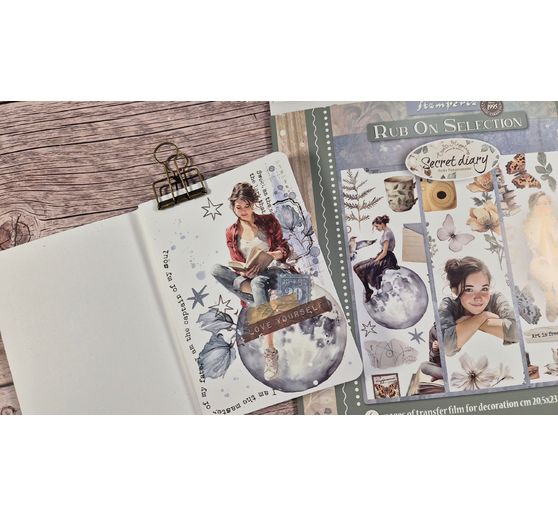 Rub On assortiment "Secret Diary"