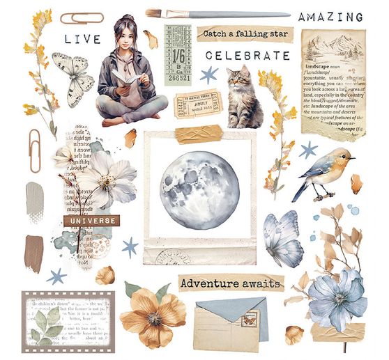 Rub On assortiment "Secret Diary"