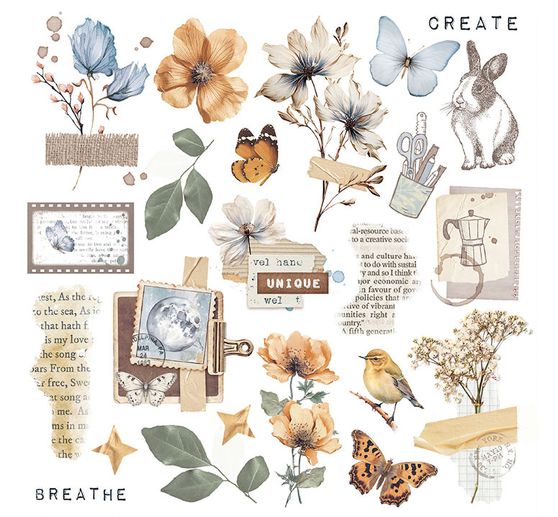 Rub On assortiment "Secret Diary"