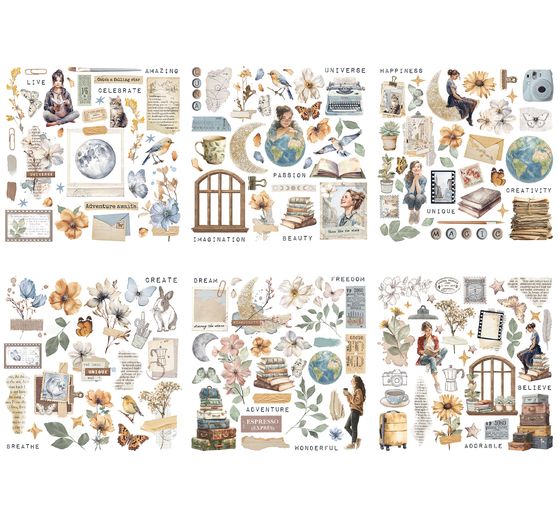 Rub On assortiment "Secret Diary"