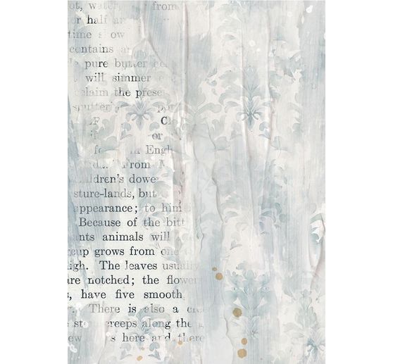 Motiv-Strohseide Backgrounds "Secret Diary", 8er-Set