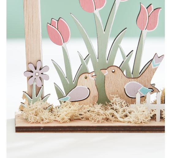 VBS Houten bouwpakket motief huis "Lente ontwaken"