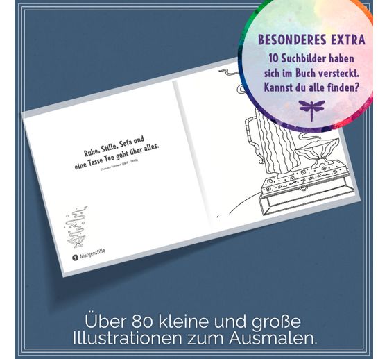 Boek "Colorful World - Ruhe & Achtsamkeit"