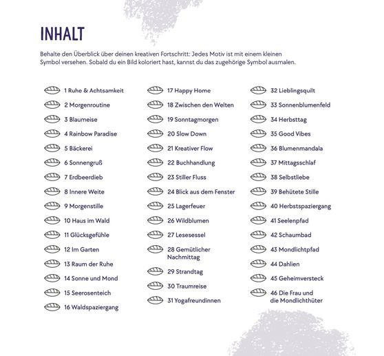Boek "Colorful World - Ruhe & Achtsamkeit"