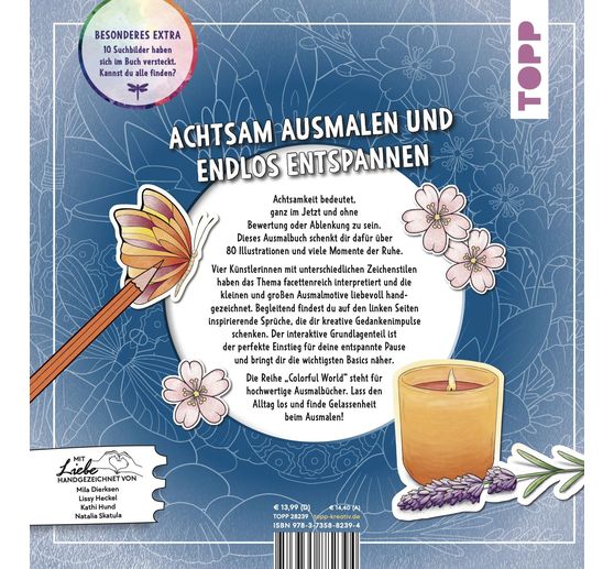 Boek "Colorful World - Ruhe & Achtsamkeit"