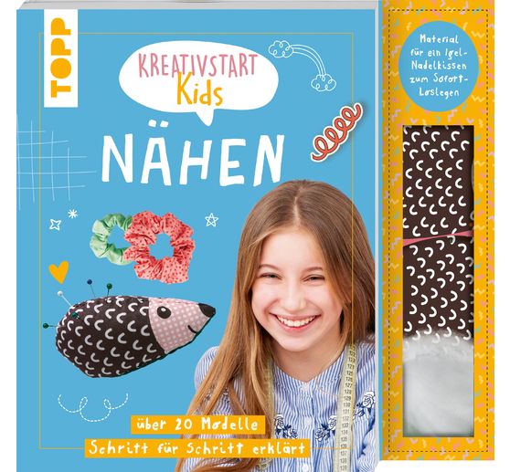 Boek "Kreativstart Kids N&auml;hen. Anleitungsbuch und Material"