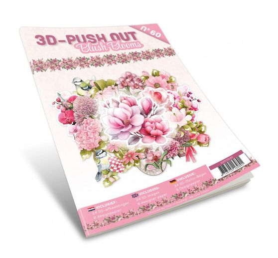 3D Punched sheet book "Blush Blooms"