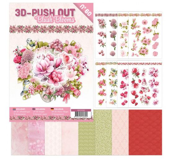 3D Punched sheet book "Blush Blooms"