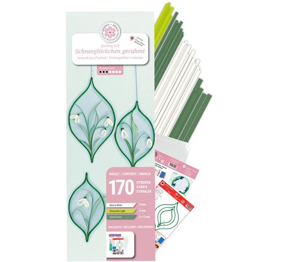 Set Quilling "Perce-neige"