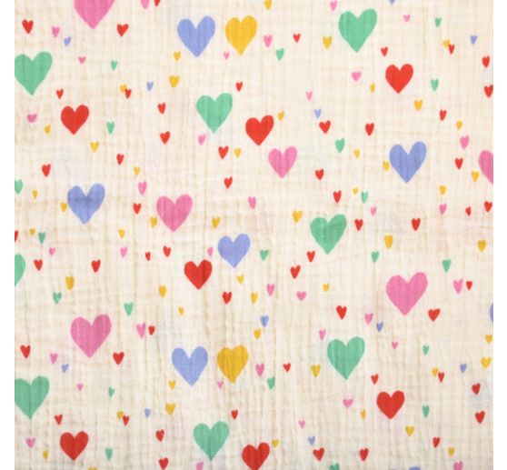 Muslin cotton fabric "Tiamo"