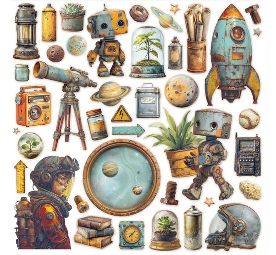 Scrapbook block "A New Beginning"