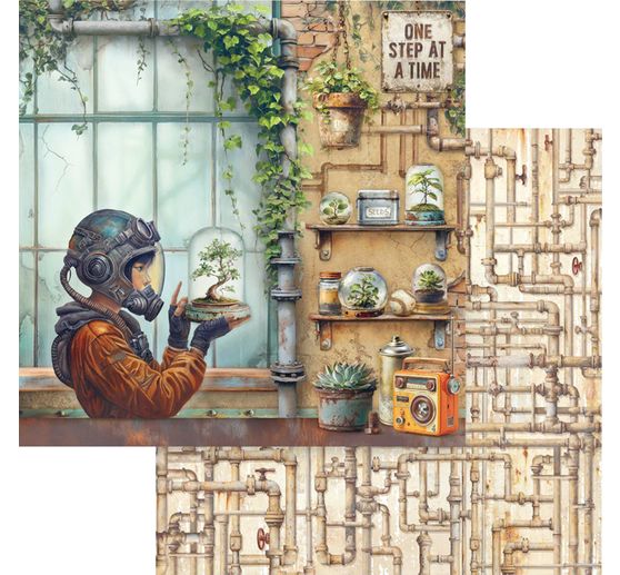 Scrapbook block "A New Beginning"