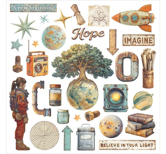 Rub On assortiment "A New Beginning"