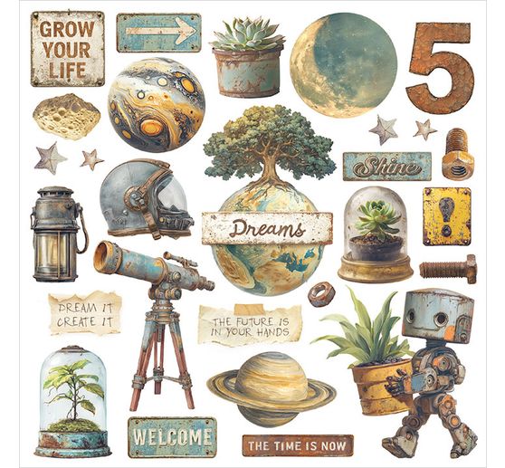 Rub On assortiment "A New Beginning"