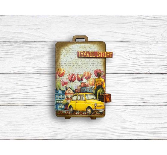 Motifs d&eacute;coup&eacute;s au laser &laquo; Art of Travelling &raquo;