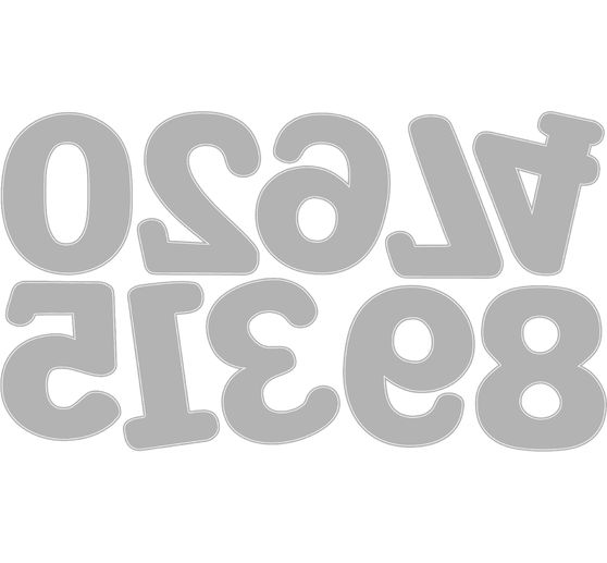 Sizzix Thinlits Ponssjabloon "Numbers by Eileen Hull"