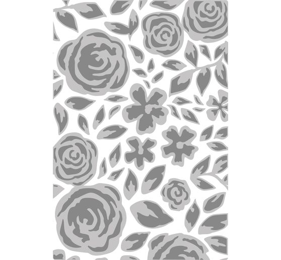 Sizzix Multi-Level Embossing template "Watercolor Bouquet"