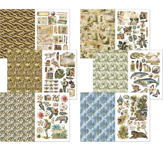 Junk Journal & Ephemera Book "Jungle Vibes"