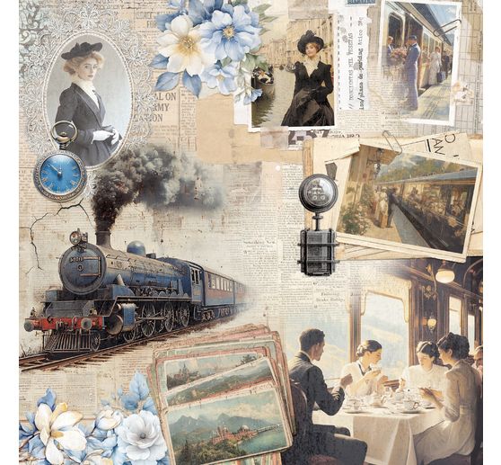 Scrapbook-Papier "Eastern Journey"