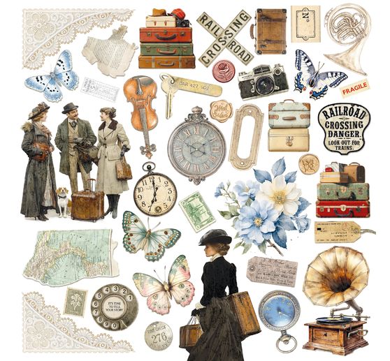 Scrapbook-Papier "Eastern Journey"