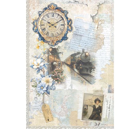 Assortiment de soies de paille &agrave; motifs &laquo; Eastern Journey &raquo;, set de 4 pi&egrave;ces