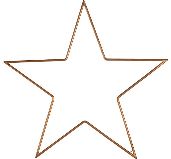 Metalen ring "Ster", Goudkleur